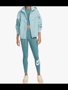 Nike Women's Teal Logo Leggings